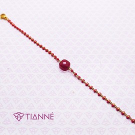 Pulsera Esmaltado Rosa