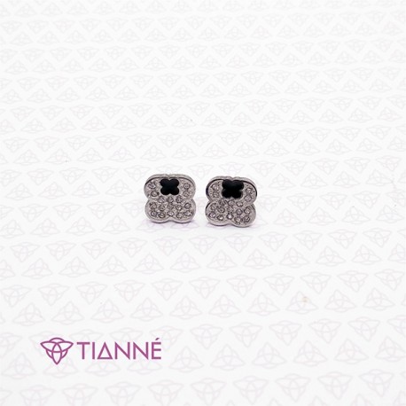 Aretes Cuadro Trebol