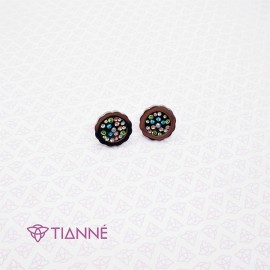 Aretes Circulo Colores