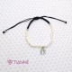 Pulsera Hilo Perlas Herradura